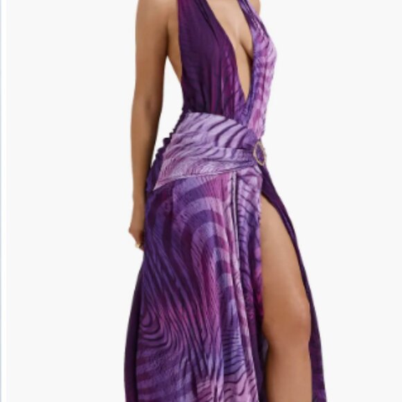 NWT House of CB Olessa Maxi Halter Dress - Picture 1 of 4